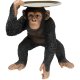 KARE DESIGN Butler Playing Chimp figur - multifarvet polyresin og stl (H:52cm)