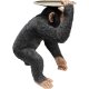 KARE DESIGN Butler Playing Chimp figur - multifarvet polyresin og stl (H:52cm)