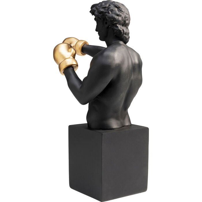 KARE DESIGN Balboa figur - polyresin med gyldne boksehandsker (H:40)