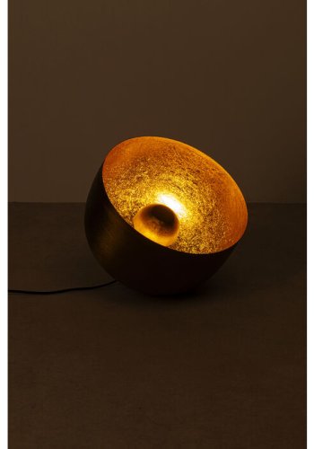 KARE DESIGN Apollon gulvlampe, rund - sort og gylden stl (35)