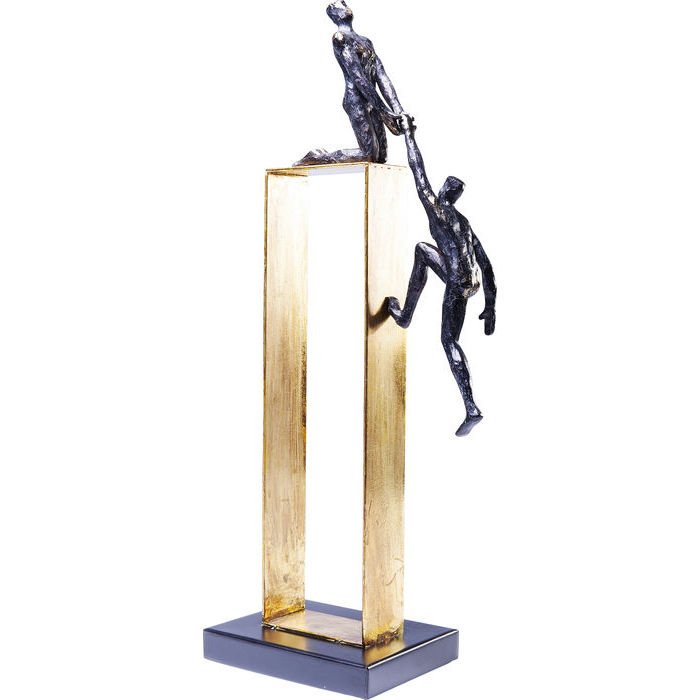 KARE DESIGN Object Elements Come Together figur - polyresin og stl (H:51)