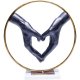 KARE DESIGN Object Elements Heart Hand figur - polyresin og marmor (H:33,5cm)