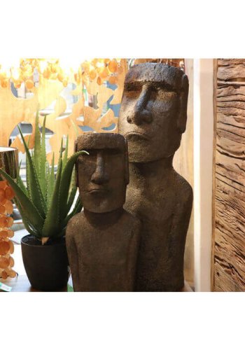 KARE DESIGN Pskeyskulptur - hndlaget steinty, 80 cm