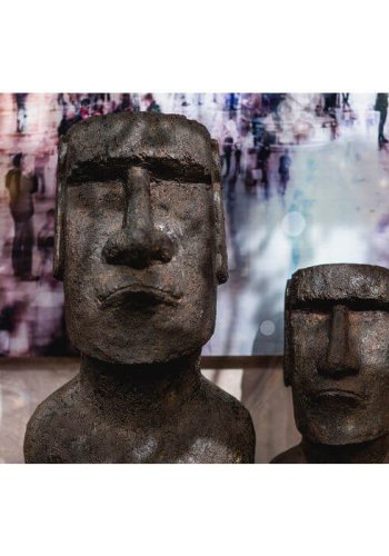 KARE DESIGN Pskeyskulptur - hndlaget steinty, 80 cm