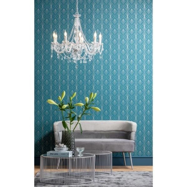 KARE DESIGN Wire Couchtisch - Silberglas/Silberstahl, rund (2/Set)