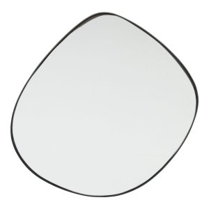 KARE DESIGN asymmetrisk Göteborg vgspejl - spejlglas og sort stl