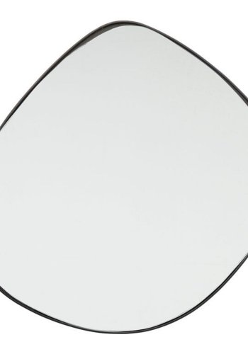 KARE DESIGN asymmetrisk Göteborg vgspejl - spejlglas og sort stl