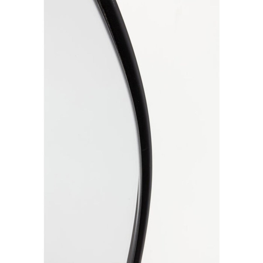 KARE DESIGN asymmetrisk Göteborg vgspejl - spejlglas og sort stl
