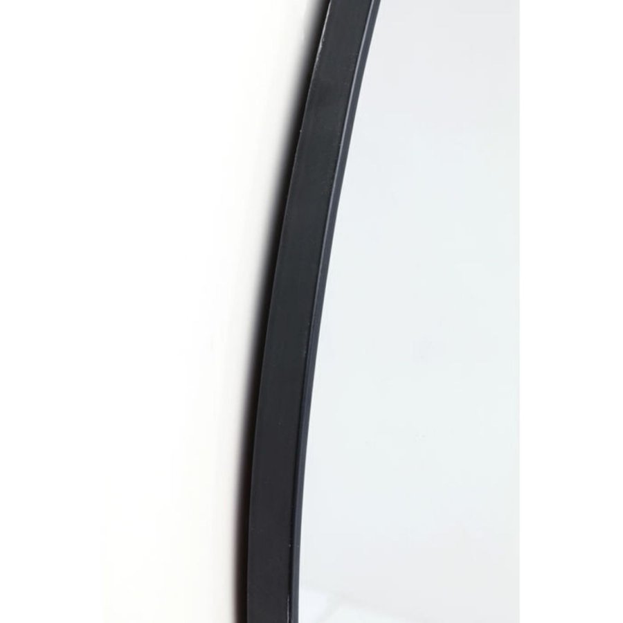 KARE DESIGN asymmetrisk Göteborg vgspejl - spejlglas og sort stl