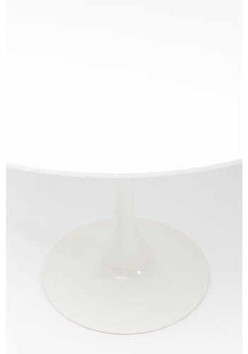 KARE DESIGN Schickeria spisebord, rund - hvid MDF og hvid stl (110)