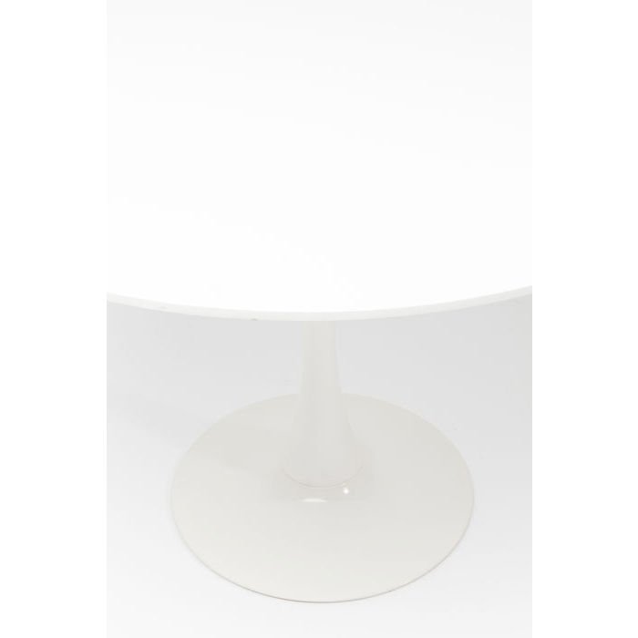 KARE DESIGN Schickeria spisebord, rund - hvid MDF og hvid stl (110)