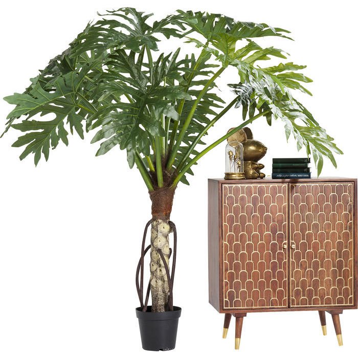 KARE DESIGN Muskat sknk, m. 2 lger - guld og brun mangotr