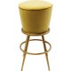 KARE DESIGN Lady Rock barkrakk - gult stoff/PU m. stlben, m. fotsttte, rund (:48)
