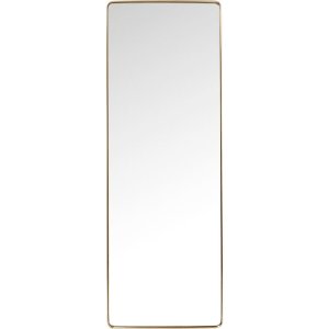 KARE DESIGN Curve MO Brass vgspejl, rektangulrt - spejlglas og messing stl (70x200)