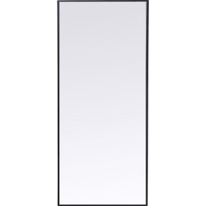 KARE DESIGN Bella MO vgspejl, rektangulr - spejlglas og sort aluminium (60x180)