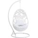 KARE DESIGN Ibiza White hngestol - hvid polyester, polyrattan og stl