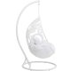 KARE DESIGN Ibiza White hngestol - hvid polyester, polyrattan og stl