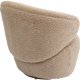 KARE DESIGN Carella drejestol - beige bamsestof polyester og stl