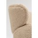 KARE DESIGN Carella drejestol - beige bamsestof polyester og stl