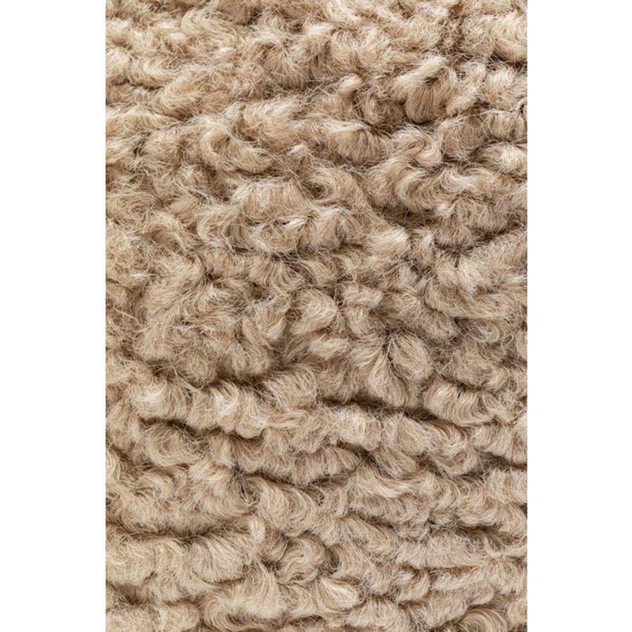 KARE DESIGN Carella drejestol - beige bamsestof polyester og stl