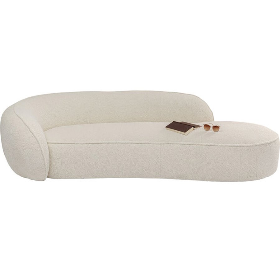 KARE DESIGN Recamiere Wonder chaiselong - creme polyester og polypropylen