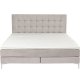 KARE DESIGN Boxspring Bed Benito Star Cream seng - creme polyester og stl (160x200)