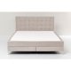 KARE DESIGN Boxspring Bed Benito Star Cream seng - creme polyester og stl (160x200)