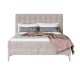 KARE DESIGN Boxspring Bed Benito Star Cream seng - creme polyester og stl (160x200)