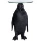 KARE DESIGN Animal Ms Penguin sidebord, rundt - klart glass og polyresin (32)
