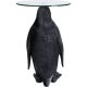 KARE DESIGN Animal Ms Penguin sidebord, rundt - klart glass og polyresin (32)