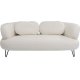 KARE DESIGN Peppo White 2 pers. sofa - hvid polyester og stl