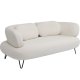 KARE DESIGN Peppo White 2 pers. sofa - hvid polyester og stl