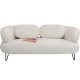 KARE DESIGN Peppo White 2 pers. sofa - hvid polyester og stl