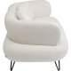 KARE DESIGN Peppo White 2 pers. sofa - hvid polyester og stl
