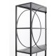 KARE DESIGN Shelf Circle reol, rektangulr - sort stl(H:200cm x100cm x 35cm)