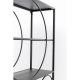 KARE DESIGN Shelf Circle reol, rektangulr - sort stl(H:200cm x100cm x 35cm)