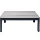 KARE DESIGN Holiday Black multifunktionelt havebord/bord med bnk - polywood og aluminium (90x71)