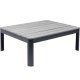 KARE DESIGN Holiday Black multifunktionelt havebord/bord med bnk - polywood og aluminium (90x71)