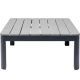 KARE DESIGN Holiday Black multifunktionelt havebord/bord med bnk - polywood og aluminium (90x71)