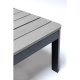 KARE DESIGN Holiday Black multifunktionelt havebord/bord med bnk - polywood og aluminium (90x71)