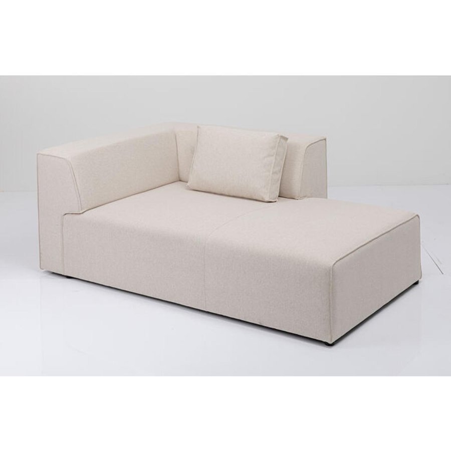 KARE DESIGN Infinity Ottomane Elements Cream Right modul - creme polyester og polypropylen