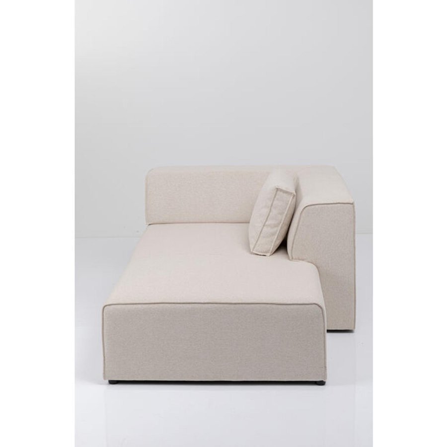 KARE DESIGN Infinity Ottomane Elements Cream Right modul - creme polyester og polypropylen