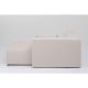 KARE DESIGN Infinity Ottomane Elements Cream Right modul - creme polyester og polypropylen