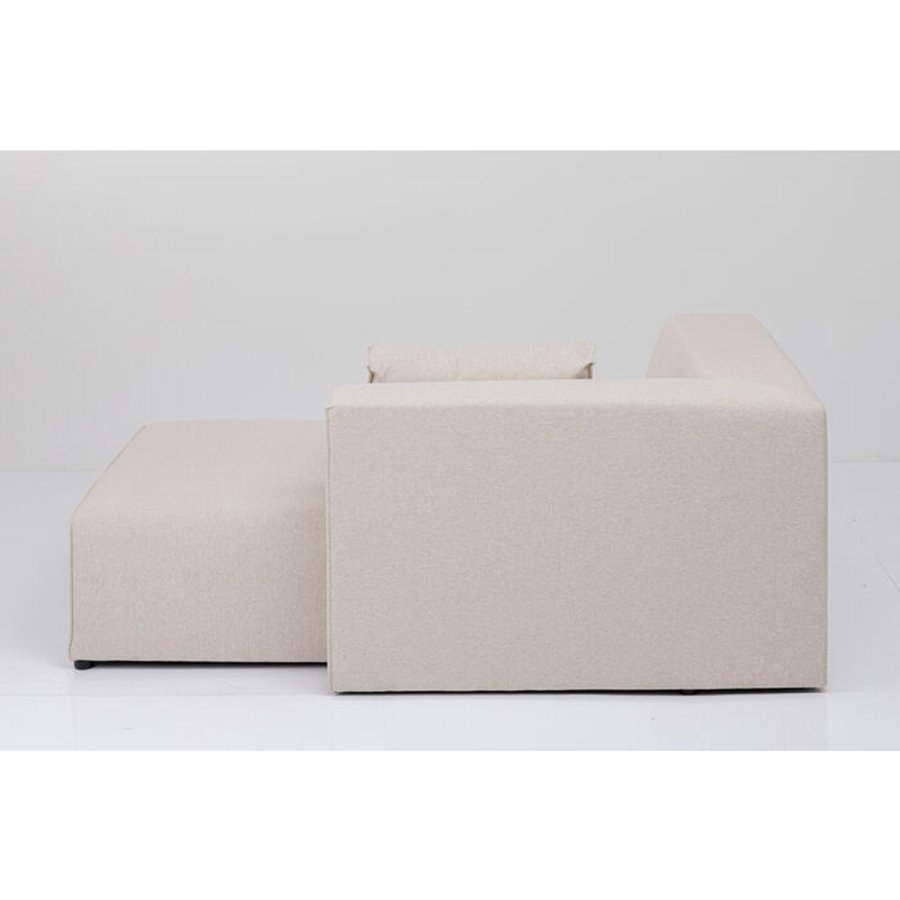 KARE DESIGN Infinity Ottomane Elements Cream Right modul - creme polyester og polypropylen