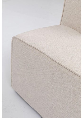 KARE DESIGN Infinity Ottomane Elements Cream Right modul - creme polyester og polypropylen