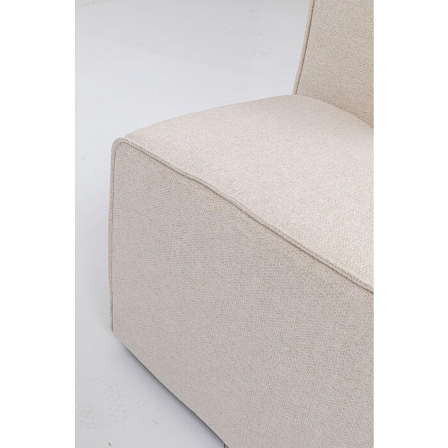 KARE DESIGN Infinity Ottomane Elements Cream Right modul - creme polyester og polypropylen