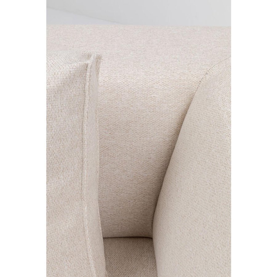 KARE DESIGN Infinity Ottomane Elements Cream Right modul - creme polyester og polypropylen
