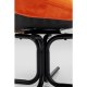 KARE DESIGN Oscar Velvet Orange drejestol, m. armln - orange fljl polyester og stl