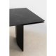KARE DESIGN Novel spisebord, inkl. 2 tillgsplader - sort keramik stentj og stl (180(40+40)x90)