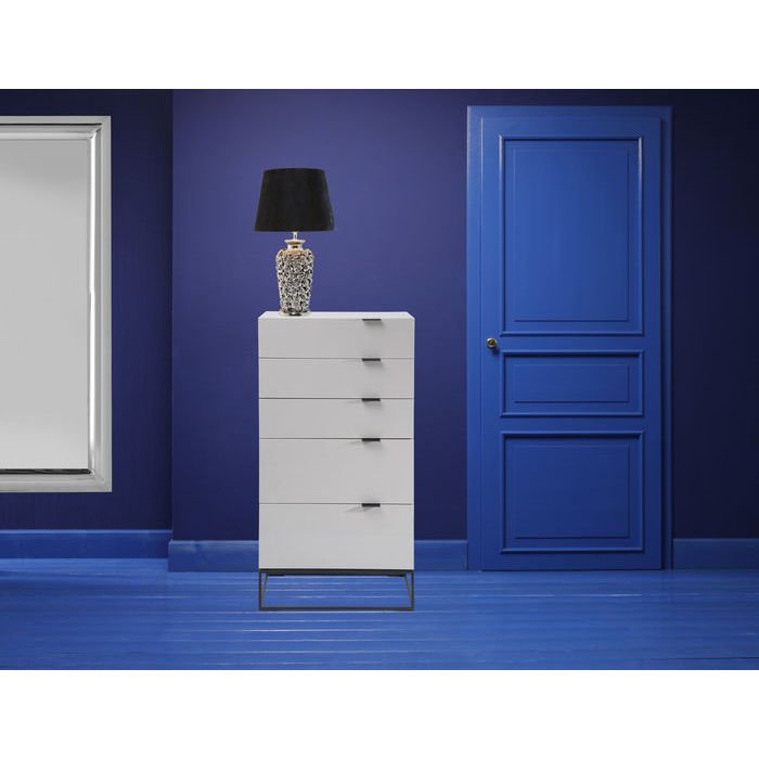 KARE DESIGN Rose Multi bordlampe -  sort velour og slv lertj